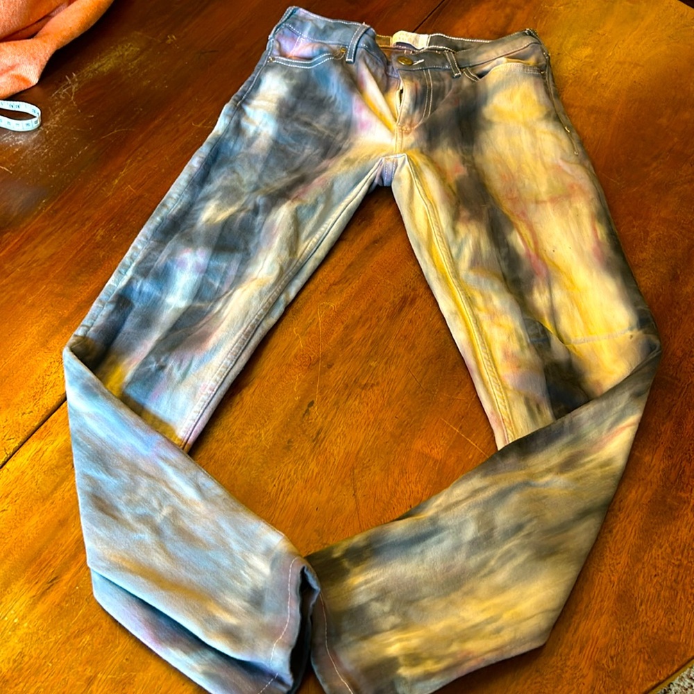 Acne Studios tye dye jeans